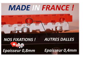 dalles clipsables fabriquées en France