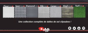 la collection de dalles Swisstrax