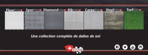collection des dalles Swisstrax pour mezzanine
