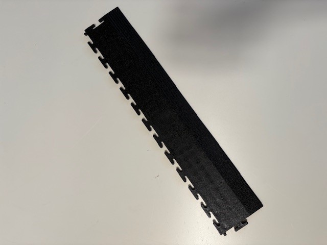 bordure dalle pvc noir