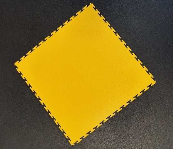 dalle pvc garage jaune