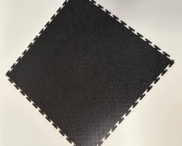 dalle pvc clipsable garage noir