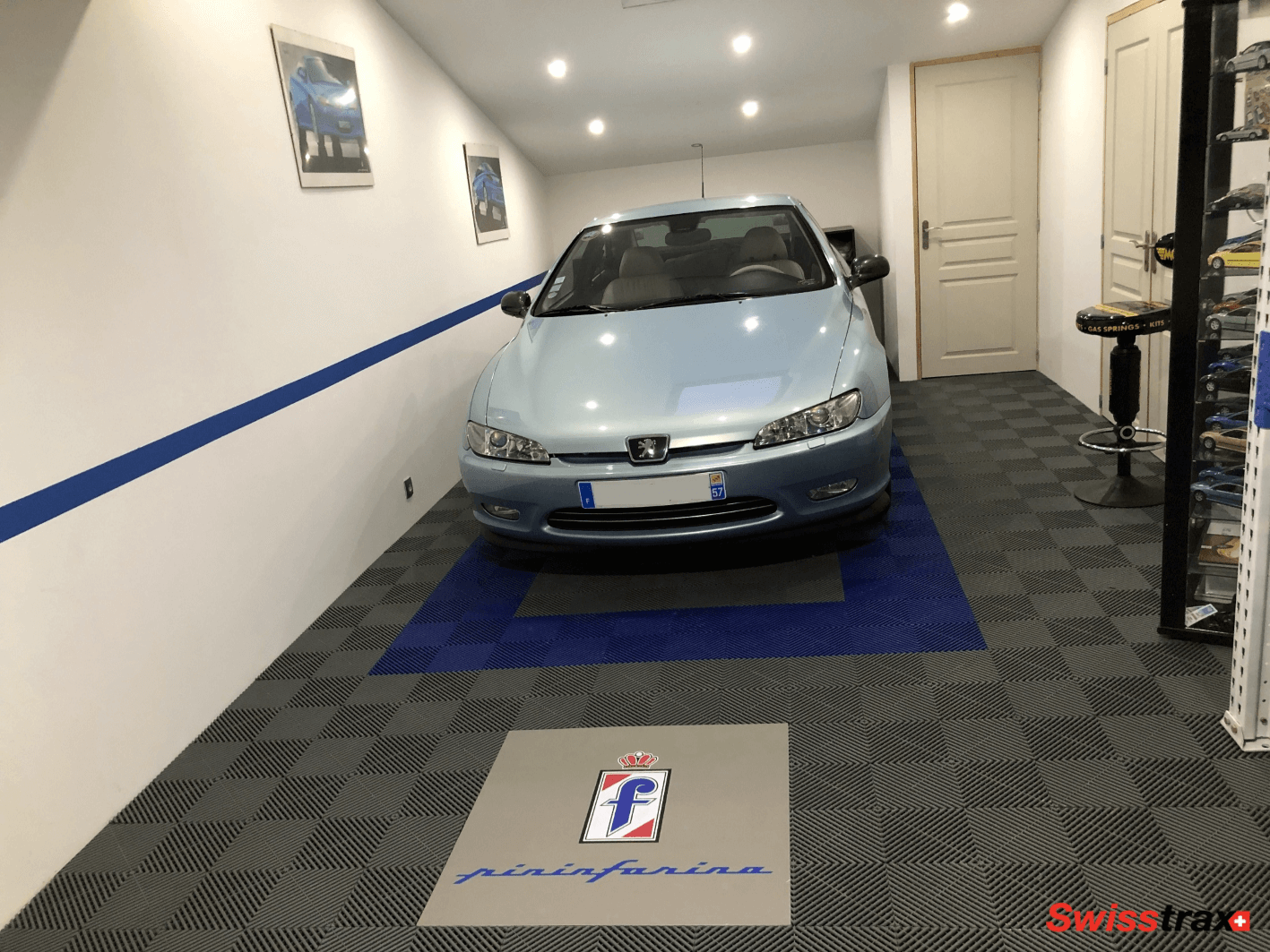 Dalle de garage clipsable ajourée RIBTRAX HOME gris foncé – Image 3